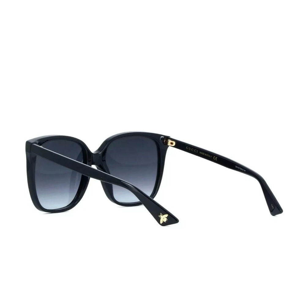 Gucci Cat Eye Sunglasses 
001 Black Frame W/ Grey Gradient
Lens